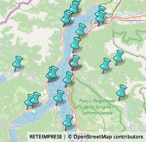 Mappa 23822 Bellano LC, Italia (8.6745)