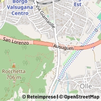 지도 Borgo Valsugana