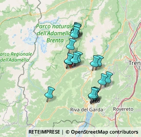 Mappa 38070 Preore TN, Italia (11.7655)
