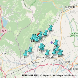 Mappa Via Antonio Cardazzo, 33070 Budoia PN, Italia (6.05389)