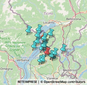 Mappa Via Madonnina Veddo, 21061 Maccagno con Pino e Veddasca VA, Italia (9.2525)