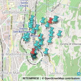 Mappa Strada delle Tabarelle, 38123 Trento TN, Italia (0.39267)