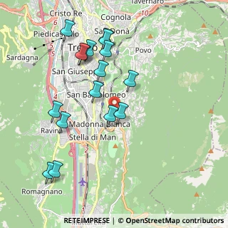 Mappa Strada delle Tabarelle, 38123 Trento TN, Italia (2.02063)