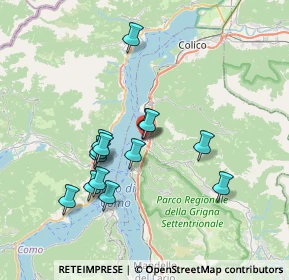 Mappa Via San Nicolao, 23822 Bellano LC, Italia (6.48857)