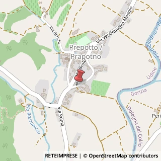 Mappa Via Brolo, 45, 33040 Prepotto, Udine (Friuli-Venezia Giulia)