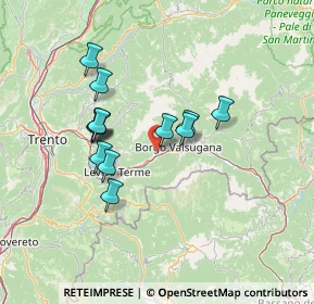 Mappa 38050 RONCEGNO TERME TN, Italia (11.54692)