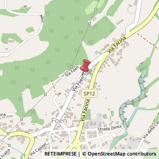 Mappa Via Foen, 79, 32020 Feltre, Belluno (Veneto)