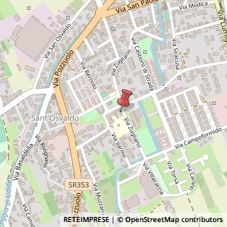 Mappa Via Zugliano, 17, 33100 Udine, Udine (Friuli-Venezia Giulia)