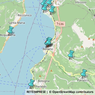 Mappa Via Plinio, 23822 Bellano LC, Italia (2.5)