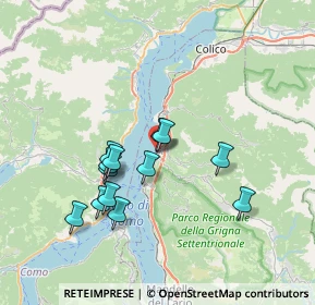 Mappa Via Alessandro Manzoni, 23822 Bellano LC, Italia (6.23769)