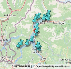 Mappa Via Alessandro Manzoni, 23822 Bellano LC, Italia (11.90632)