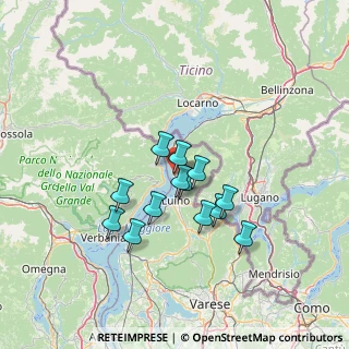 Mappa Via Bestengher, 21061 Maccagno con Pino e Veddasca VA, Italia (10.60923)