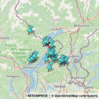Mappa Via Bestengher, 21061 Maccagno con Pino e Veddasca VA, Italia (10.4875)