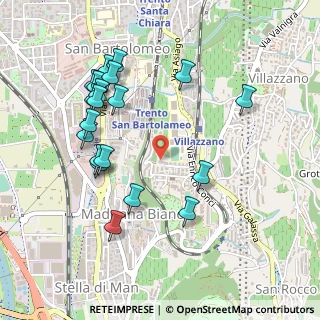 Mappa Via Emanuele Lanzerotti, 38123 Trento TN, Italia (0.5185)