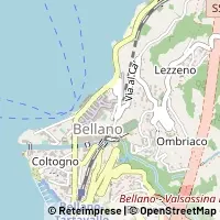 Mapa Bellano