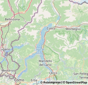 Mappa 23822 Bellano LC, Italia (9.345)