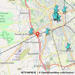 Mappa Via Basiliano, 33100 Udine UD, Italia (2.70333)