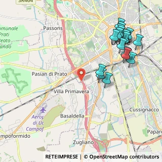 Mappa Via Basiliano, 33100 Udine UD, Italia (2.48556)