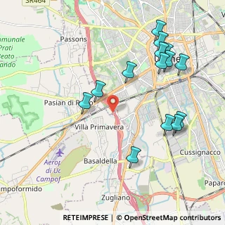 Mappa Via Basiliano, 33100 Udine UD, Italia (2.21214)