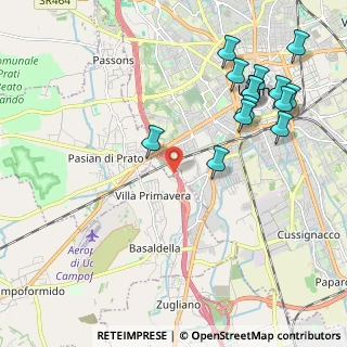 Mappa Via Basiliano, 33100 Udine UD, Italia (2.395)