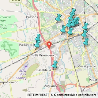 Mappa Via Basiliano, 33100 Udine UD, Italia (2.42667)