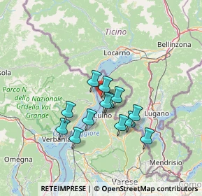 Mappa Via Guglielmo Marconi, 21061 Maccagno con Pino e Veddasca VA, Italia (10.68462)