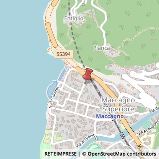 Mappa Via Giuseppe Verdi, 5, 21061 Maccagno con Pino e Veddasca, Varese (Lombardia)