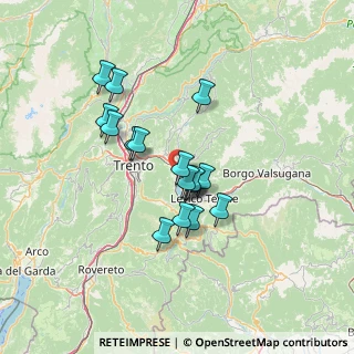 Mappa Loc.Canale, 38057 Pergine Valsugana TN, Italia (10.63059)