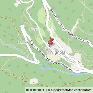 Mappa Frazione Vignola, 2, 38057 Vignola-Falesina, Trento (Trentino-Alto Adige)