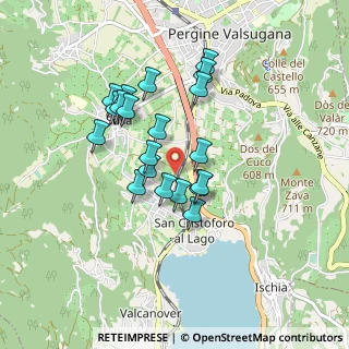 Mappa Via dell'Angi, 38057 Pergine Valsugana TN, Italia (0.7205)