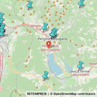Mappa Via dell'Angi, 38057 Pergine Valsugana TN, Italia (6.95412)
