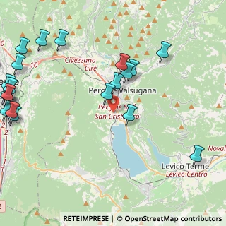 Mappa Via dell'Angi, 38057 Pergine Valsugana TN, Italia (5.9045)