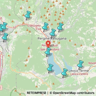 Mappa Via dell'Angi, 38057 Pergine Valsugana TN, Italia (5.30545)