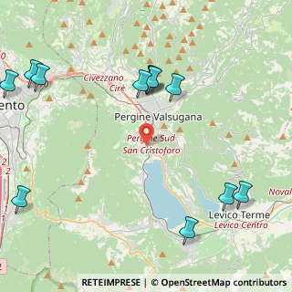 Mappa Via dell'Angi, 38057 Pergine Valsugana TN, Italia (5.71692)
