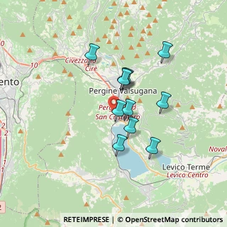 Mappa Via dell'Angi, 38057 Pergine Valsugana TN, Italia (2.68364)