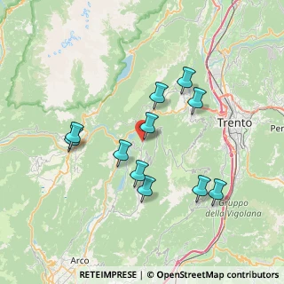 Mappa Via G. B. Graziadei, 38072 Calavino TN, Italia (6.76636)