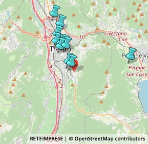 Mappa Via della Villa, 38100 Trento TN, Italia (3.10091)