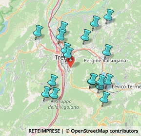 Mappa Via della Villa, 38100 Trento TN, Italia (7.47111)