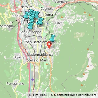 Mappa Via della Villa, 38100 Trento TN, Italia (2.4825)