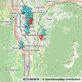 Mappa Via della Villa, 38100 Trento TN, Italia (2.42067)