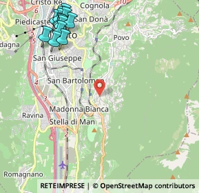 Mappa Via della Villa, 38100 Trento TN, Italia (2.84769)