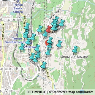 Mappa Via della Villa, 38100 Trento TN, Italia (0.39286)