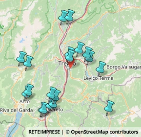 Mappa Via della Villa, 38100 Trento TN, Italia (16.75053)