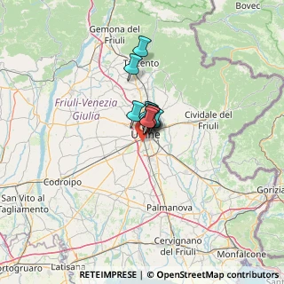 Mappa Via Castions di Strada, 33100 Udine UD, Italia (5.08455)