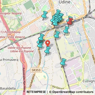 Mappa Via Castions di Strada, 33100 Udine UD, Italia (0.914)