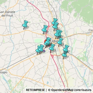 Mappa Via Campoformido, 33037 Pasian di Prato UD, Italia (4.91071)