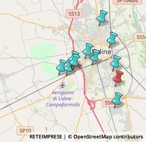 Mappa Via Lignano, 33037 Pasian di Prato UD, Italia (2.86909)