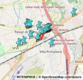 Mappa Via Lignano, 33037 Pasian di Prato UD, Italia (0.6435)