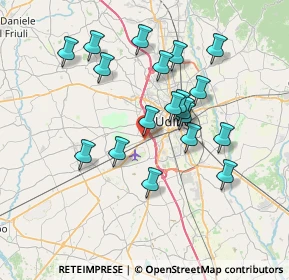 Mappa Via Lignano, 33037 Pasian di Prato UD, Italia (6.56105)