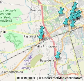 Mappa Via Lignano, 33037 Pasian di Prato UD, Italia (2.65917)